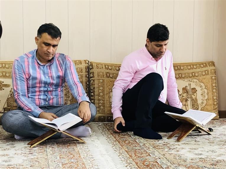 برگزاري محفل انس با قرآن در نمازخانه‌ی اداره کل استاندارد استان بوشهر 