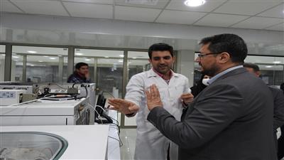 بازديد سرپرست دفتر نظارت بر اجرای استاندارد صنایع فلزی سازمان ملي استاندارد از آزمايشگاه هاي استاندارد بوشهر